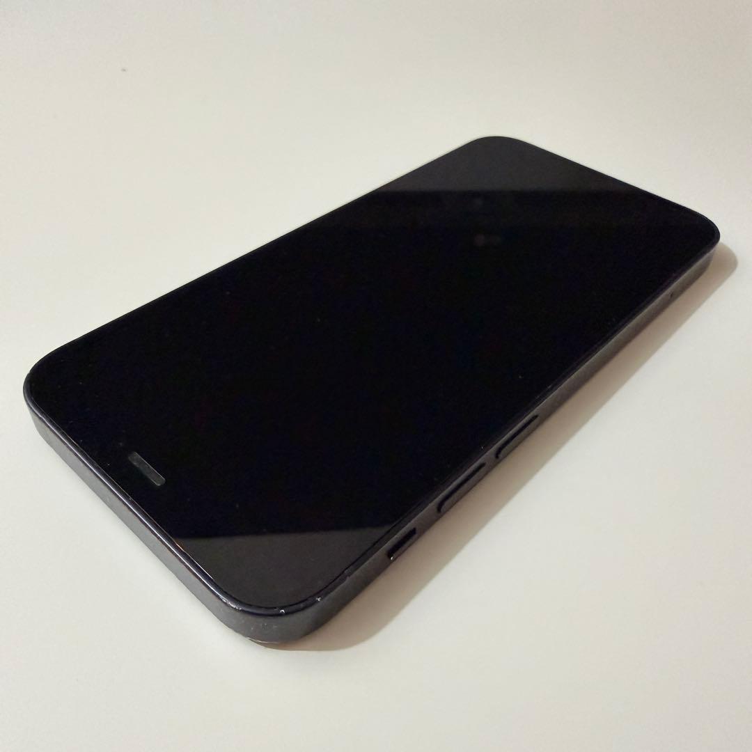 iPhone 12 mini 黒 128GB SIMフリー 電池75% フィルム