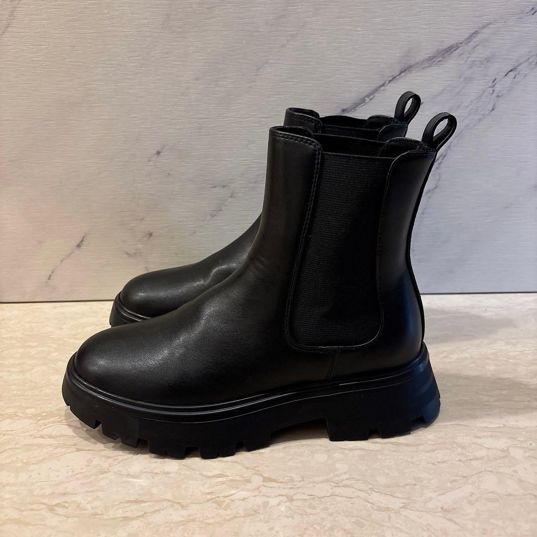 極美品✨️ユナイテッドアローズ サイドゴアブーツ　晴雨兼用 36