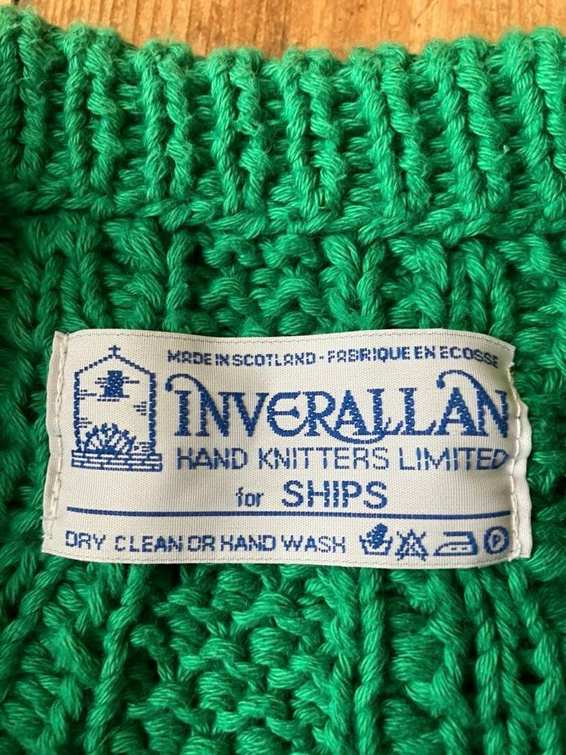 INVERALLAN インバーアラン SHIPS別注 緑 4A コットン 英国製