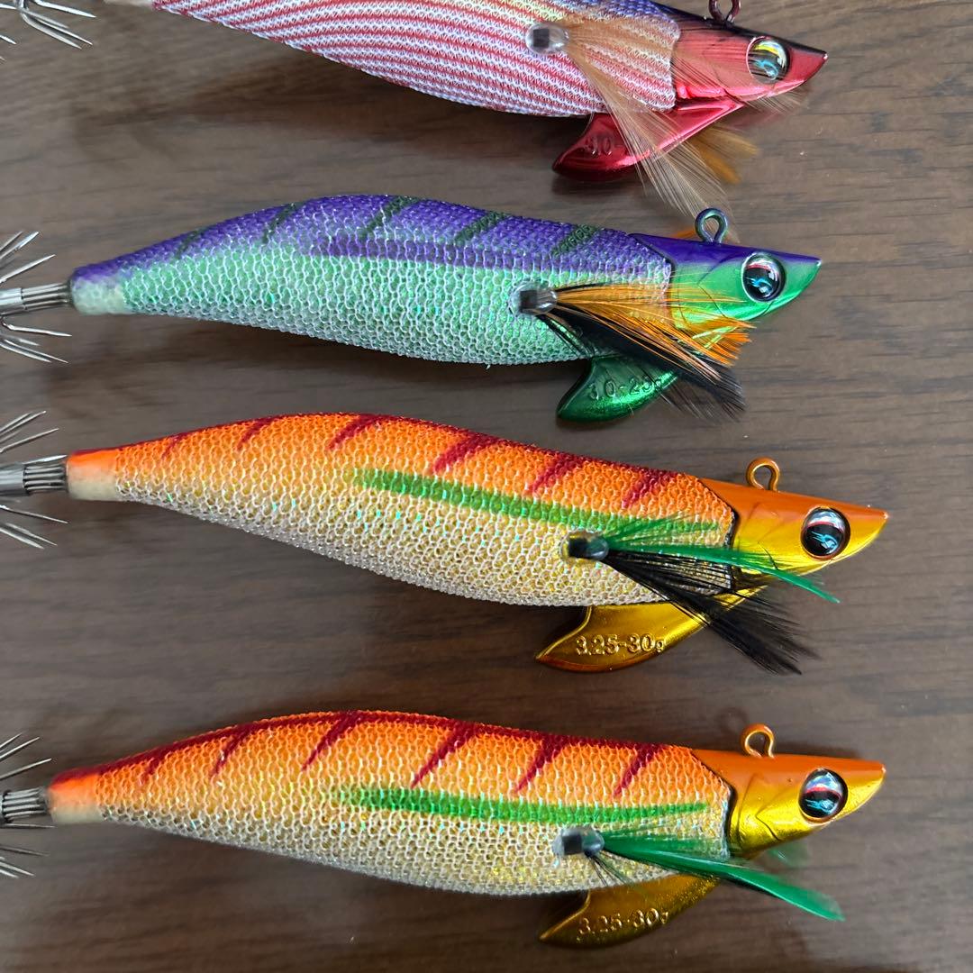 ティップラン用エギ　エメラルダスボート2とボート1