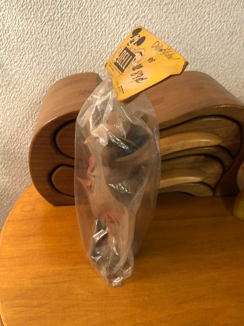 ビンテージ　60s ミッキーマウス　ウォルトディズニー　ソフビ　レトロ　人形