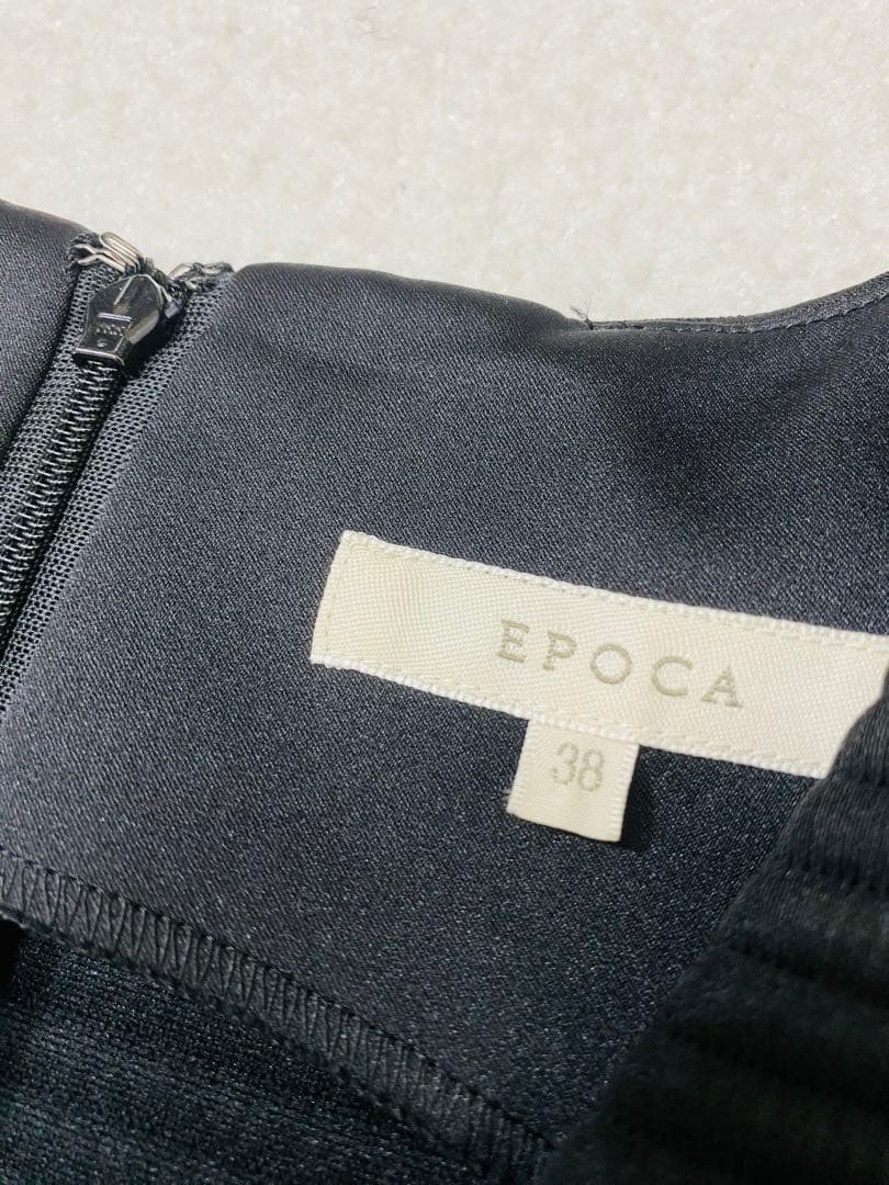 8397. EPOCA ノースリーブ フレアワンピース 38サイズ