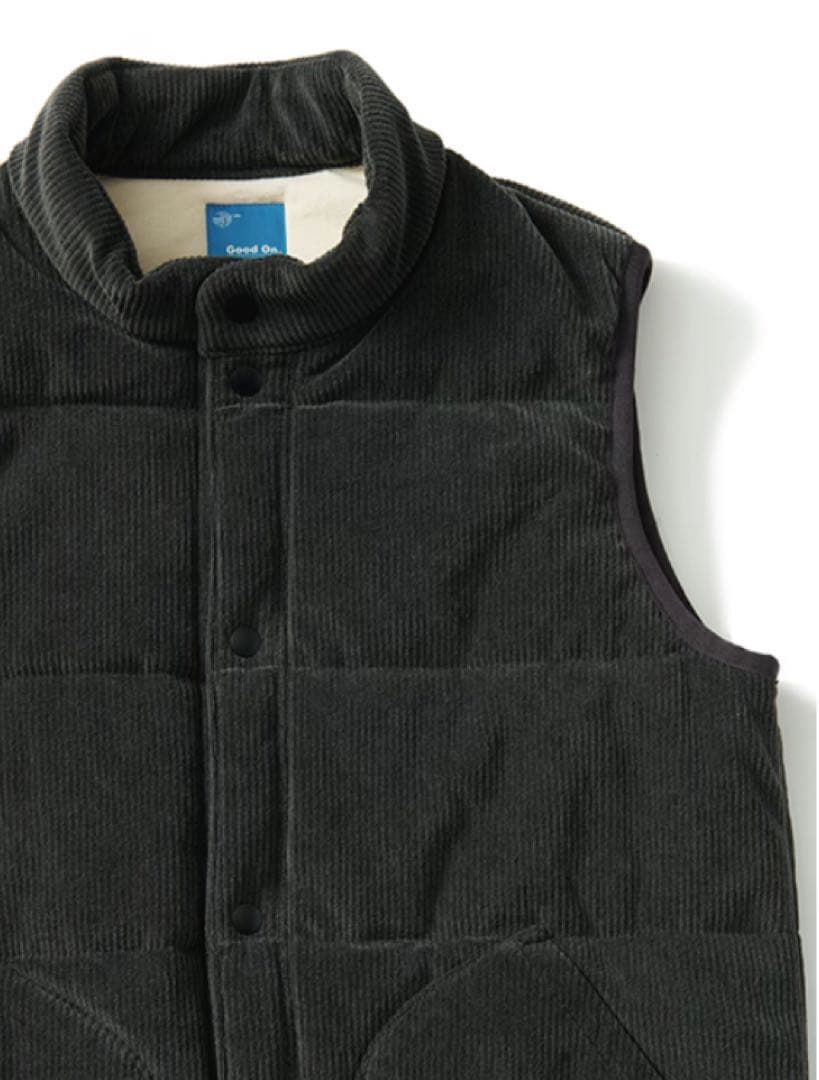 GOOD ON ニットコーディロイ ベスト Mサイズ。