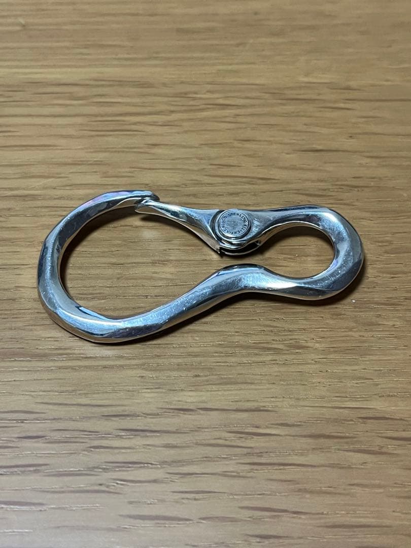 金属製カラビナ キーホルダー　ガルニ　garni sterling silver