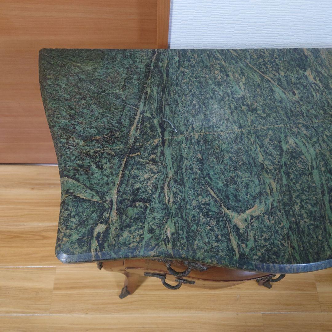 ★希少品★アンティーク 大理石天板 サイドチェスト サイドテーブル