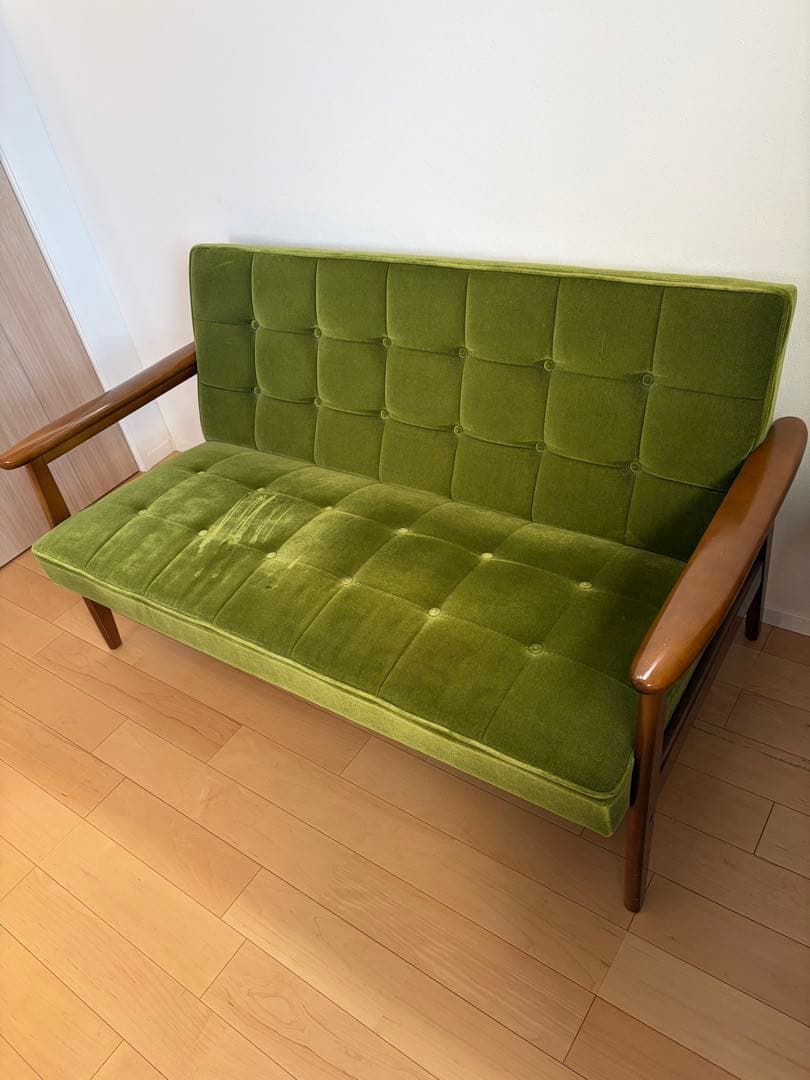 カリモク60 2シーター　モケット