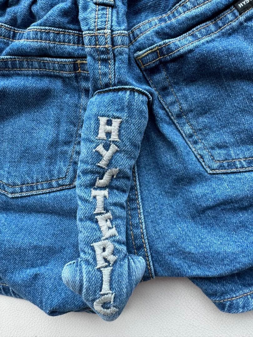 【新品未使用】HYSTERIC MINI☆ヒスミニ☆デニムショートパンツ☆90