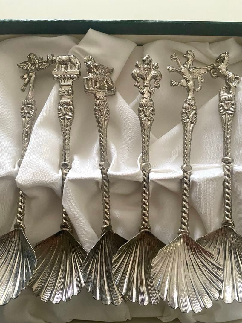 【希少】リチャードジノリ シェル型スプーン5本セット イタリア製