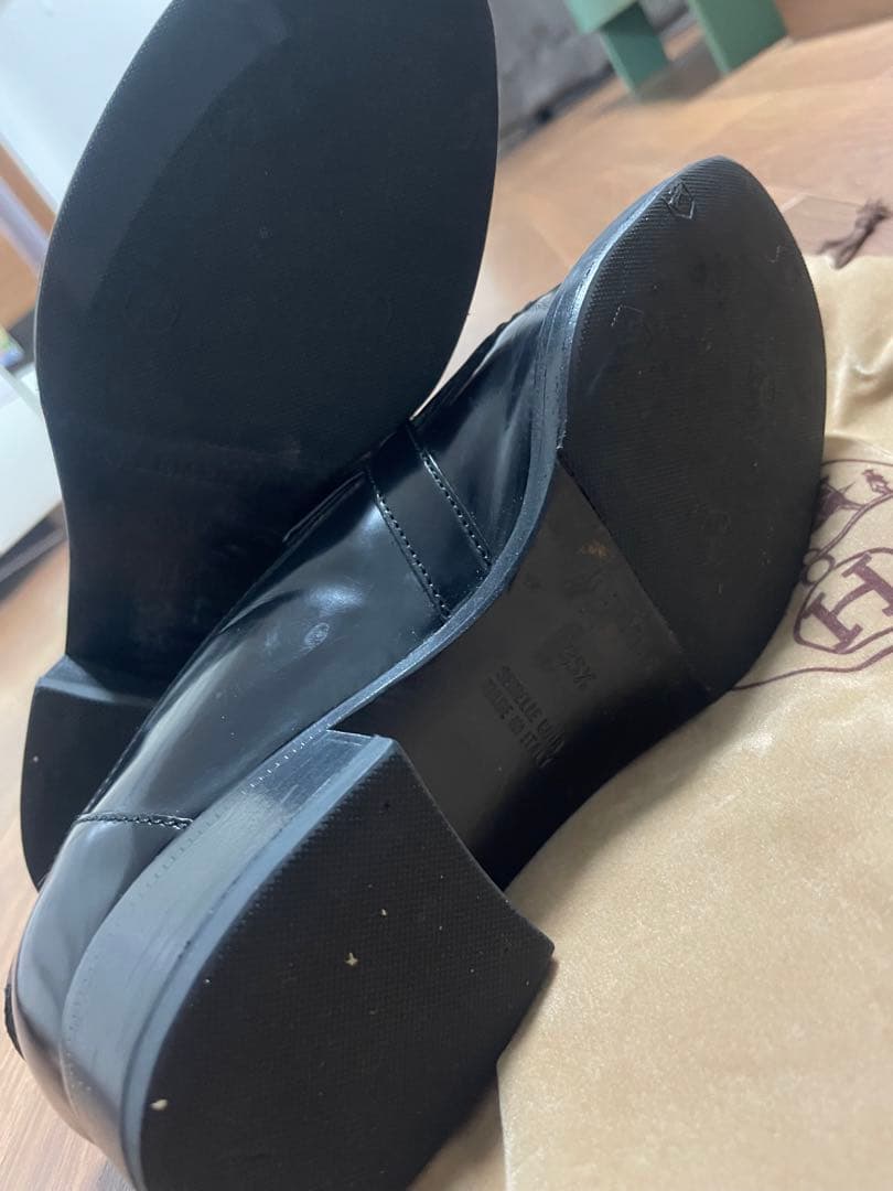 エルメス　ローファー　革靴　ヴィンテージ