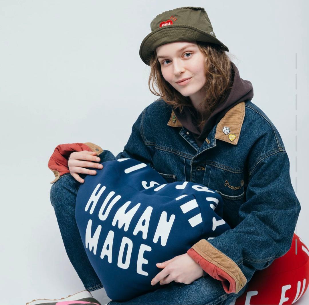 HUMAN MADE HEART BEADS CUSHION ネイビー新品未開封