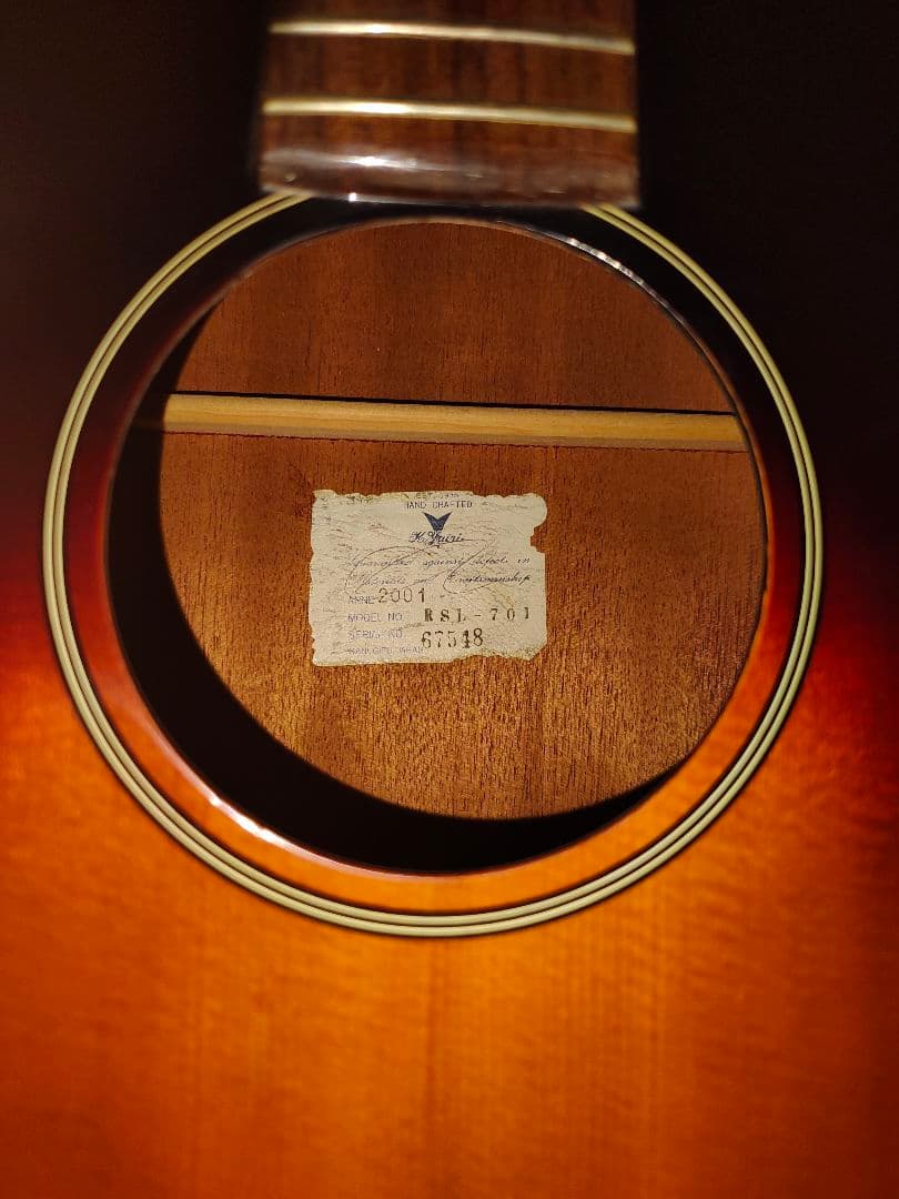 K.Yairi アコースティックギター サンバースト RSL701