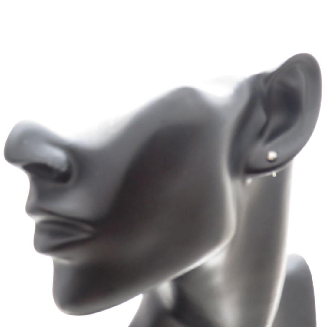 a*o様 K10WG ダイヤモンド各0.15×2 一粒ピアス　新品　計0.3ct