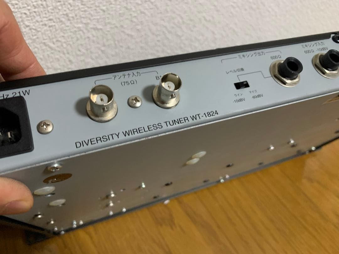 動作品　TOA　ダイバシティワイヤレスチューナー　WT-1824