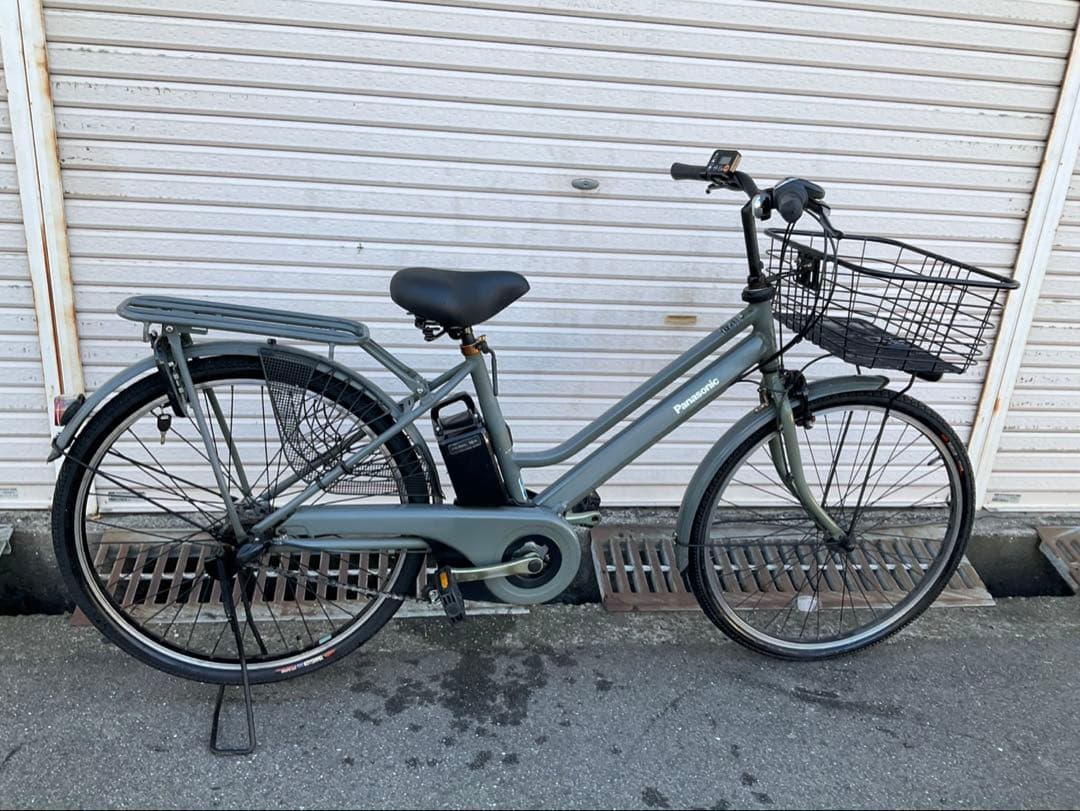 パナソニック最新機種電動アシスト自転車ティモS26インチカーキアルミボディー