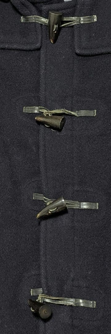 90s 英国製 バーバリー ダッフルコート ネイビー ウール ノバチェック XL