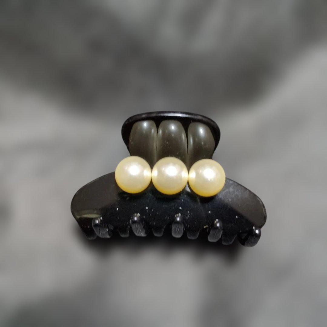 今週末まで値下げ!!Alexandre de Parisクリップ　パール