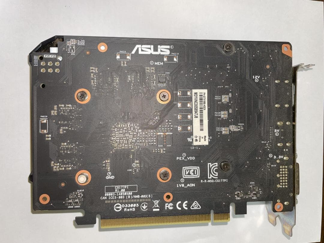 【グラフィックボード】ASUS PH-GTX1650-4GD6