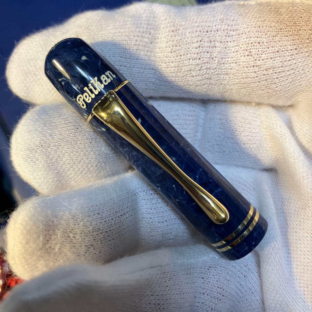 ペリカン Pelikan 1935 Limited Edition 青/M希少品