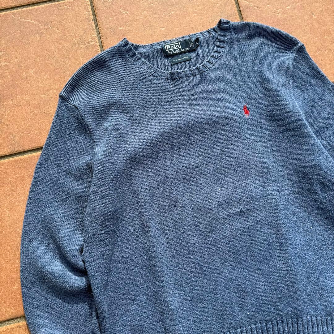 90s Polo by Ralph Lauren イタリアンヤーンコットンニット
