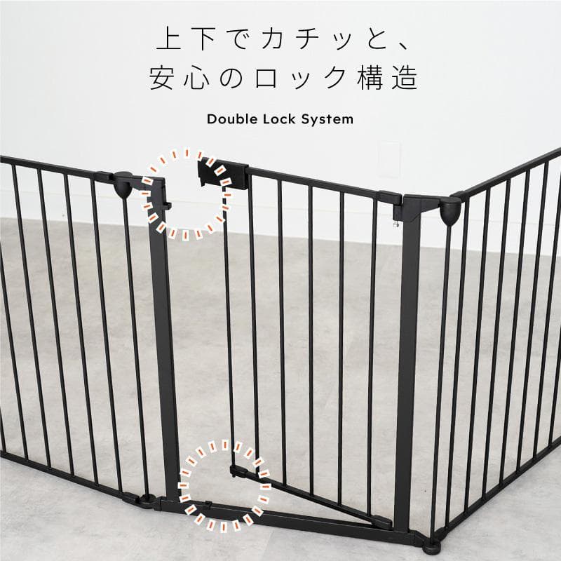 ペットサークル ホワイト 8扉付き 73.5cm　（新品開封済み）