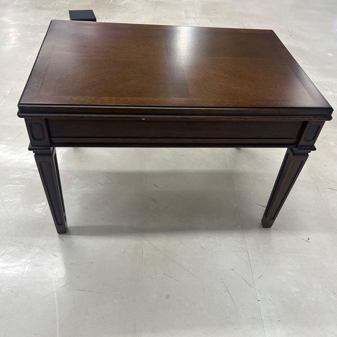 ①マルニ木工　地中海ロイヤル　引き出し付きサイドテーブル