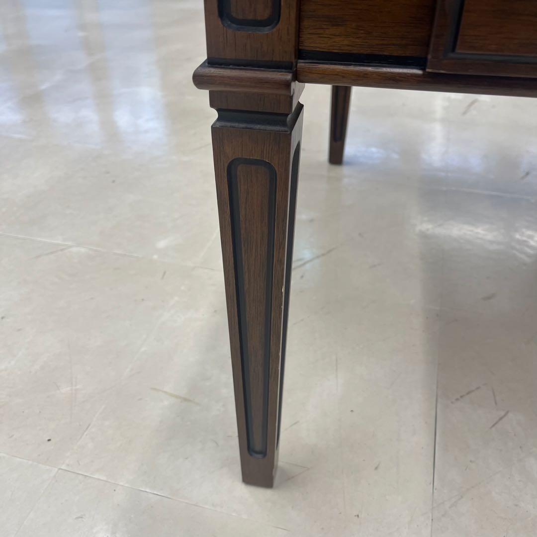 ①マルニ木工　地中海ロイヤル　引き出し付きサイドテーブル