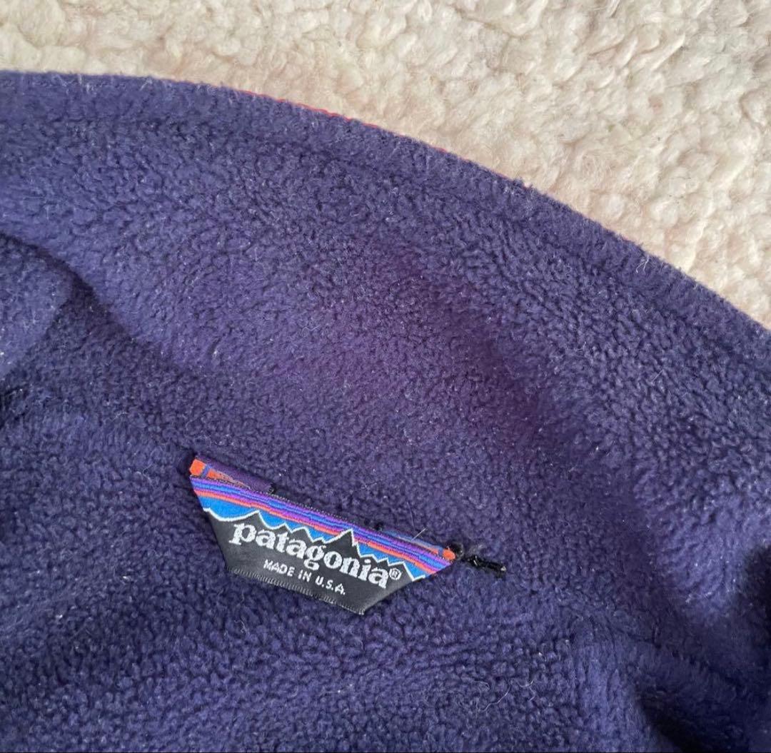Vintage80s patagonia パタゴニア シェルドシンチラジャケット