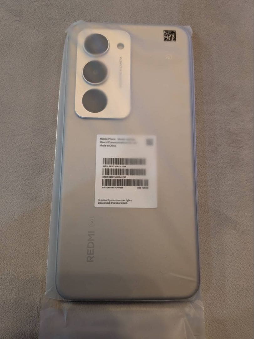 Xiaomi Redmi 15 5G チタングレー　本体