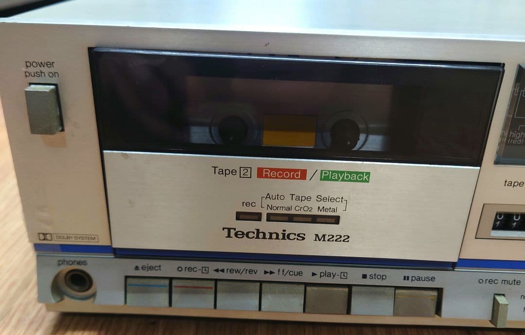 ■Technics M222 カセットデッキ