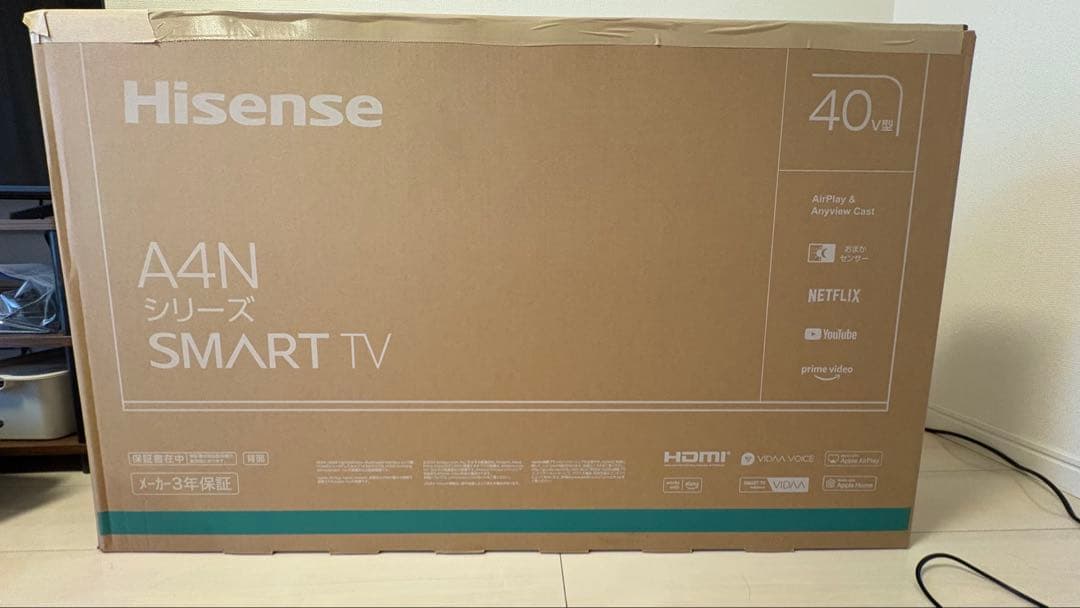 Hisense 40A4N 2025年製