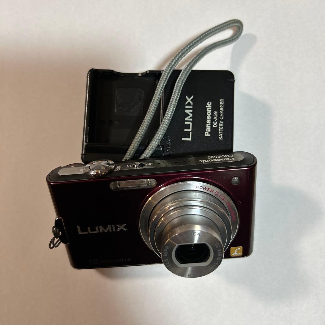 美品！パナソニック　LUMIX DMC-FX60 デジタルカメラ作動確認済
