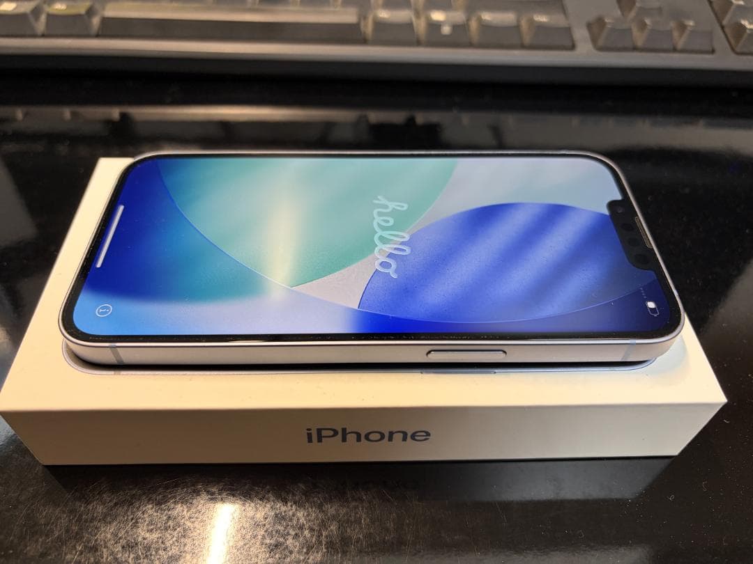 iPhone 14 128GB ブルー 中古美品 バッテリー 92%