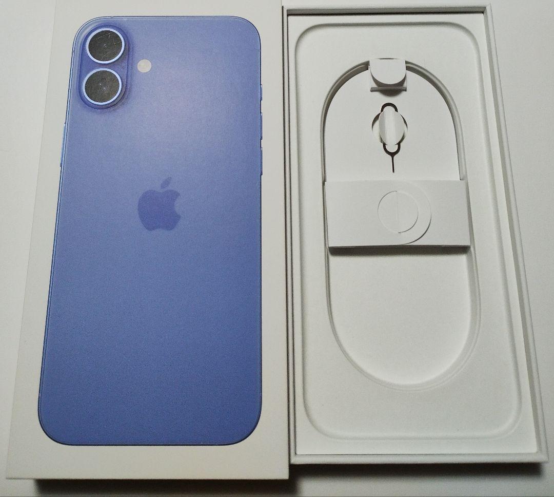 ★超美品・純正電池100%★iPhone16 Plus 128GB SIMフリー