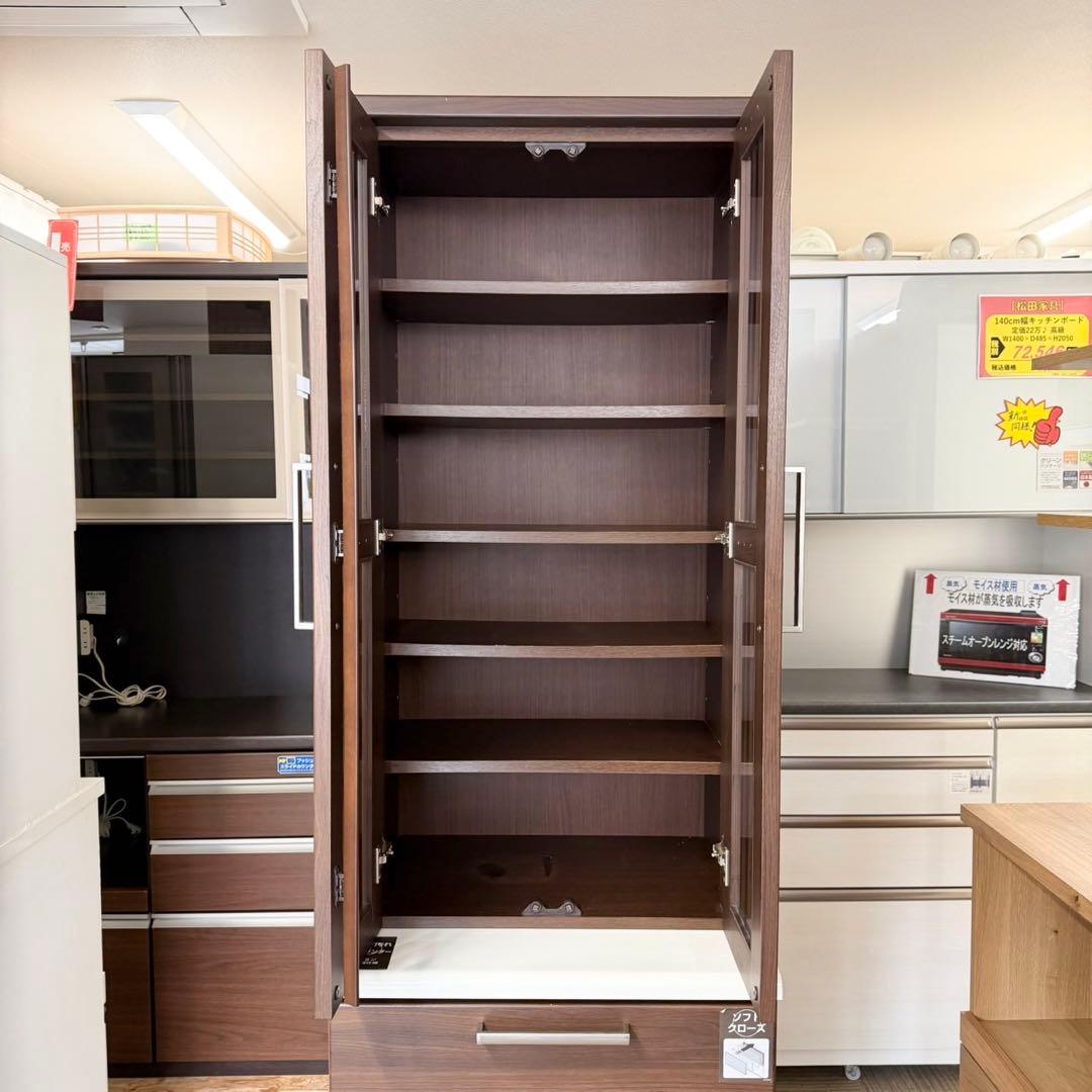 ニトリ 60cm幅カップボード 食器棚 キッチン収納家具