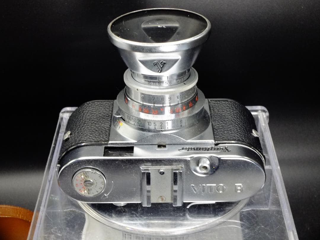 フォクトレンダーVITO B前期型／50mmF3.5フード付【実写確認済整備品】