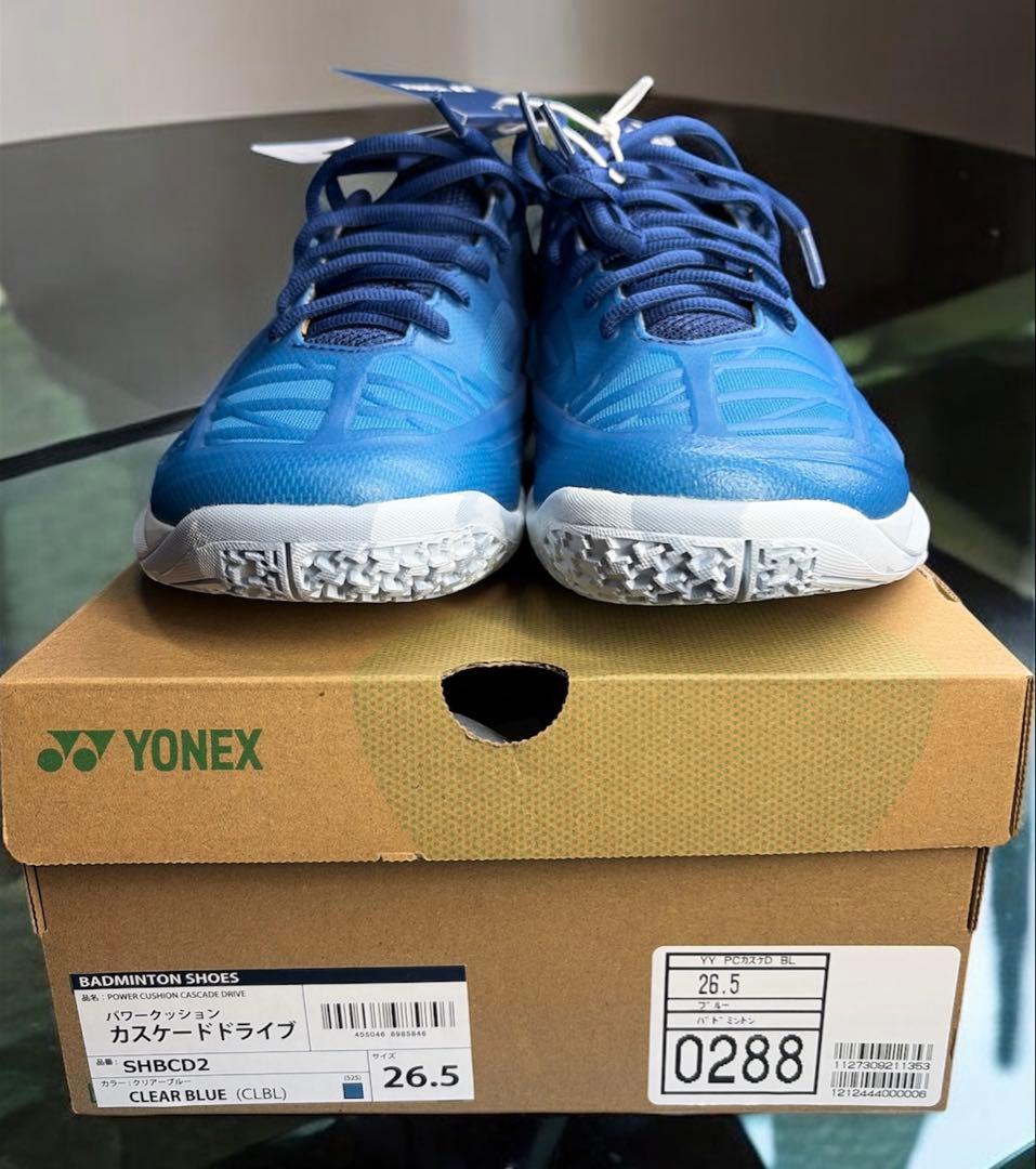 YONEX CASCADE DRIVE バドミントンシューズ ブルー26.5cm