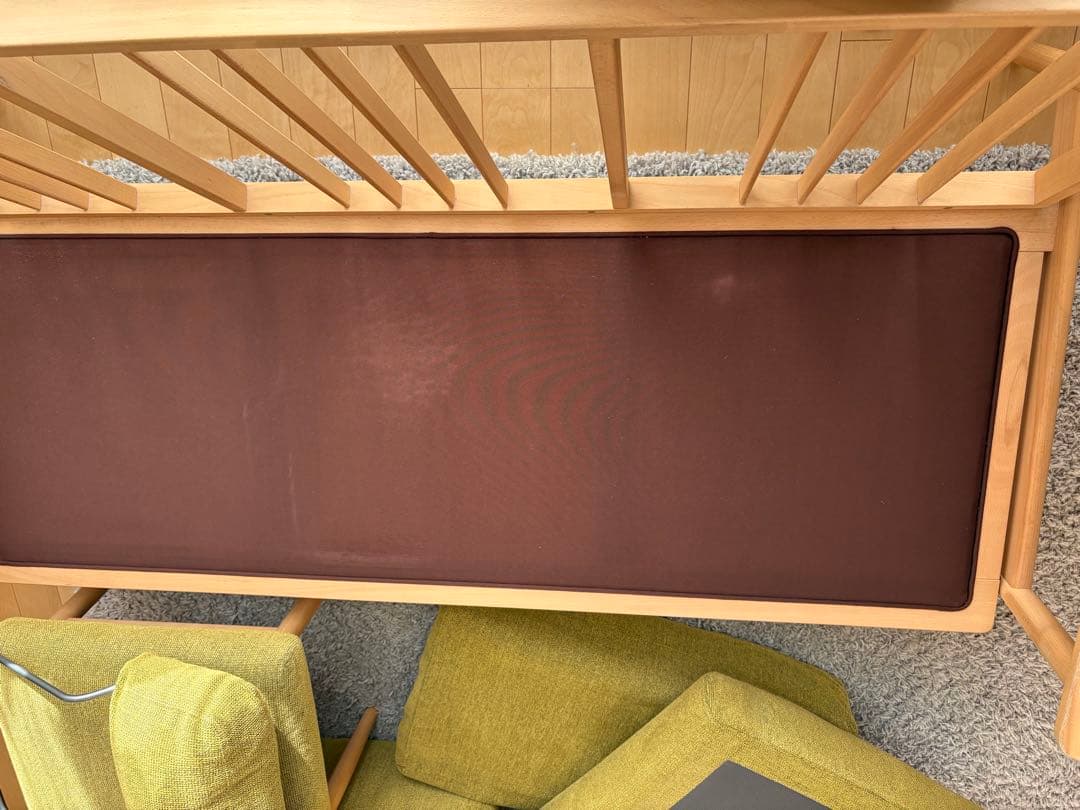 カリモク　3人掛けソファ　WD4303 オットマン、ヘッドレスト