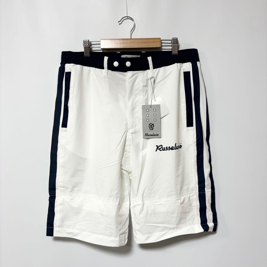 新品 ラッセルノ ゴルフ 2way レインパンツ ホワイト 防水 撥水 XL 6