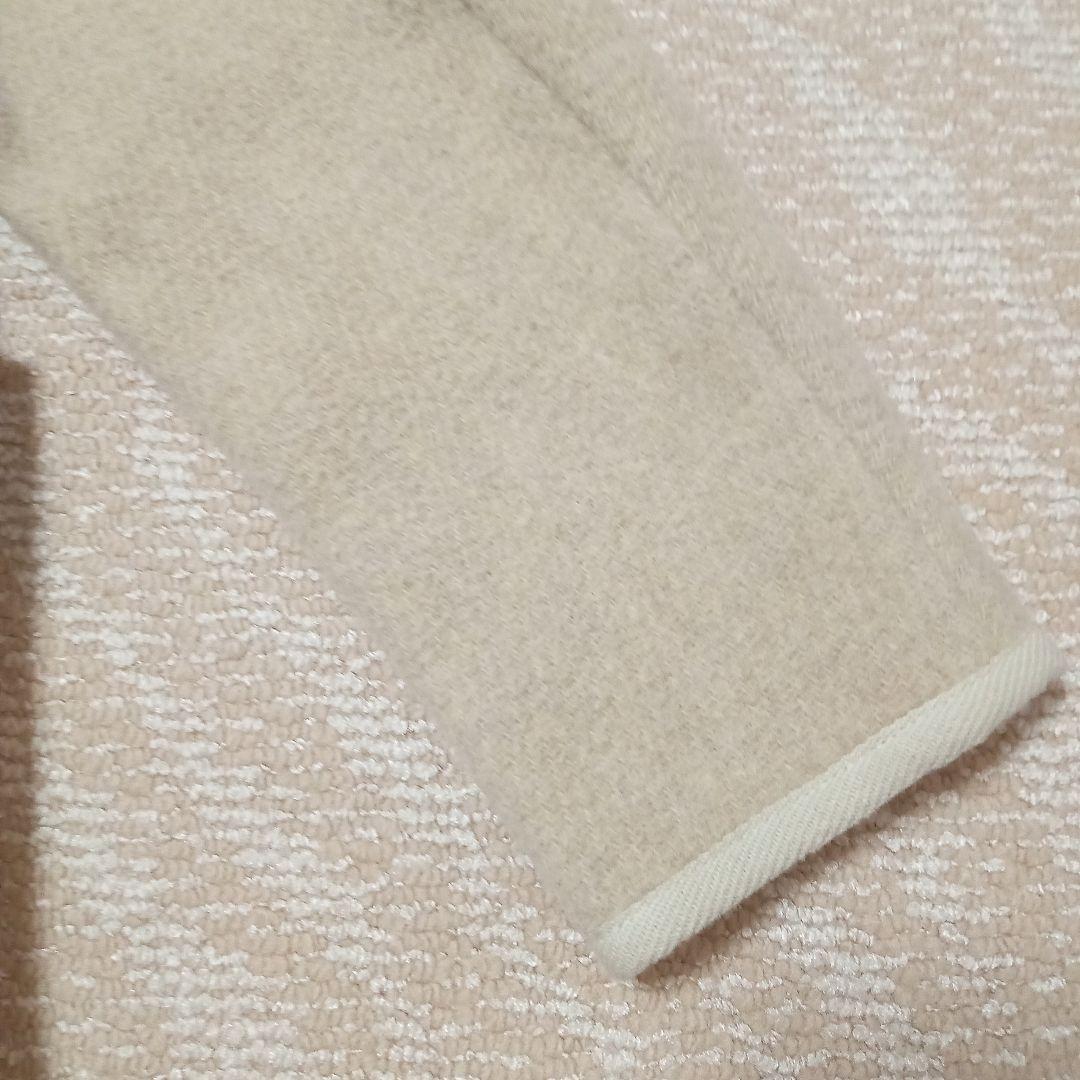 DANTON　ウールモッサノーカラージャケットベージュ36 クリーニング済