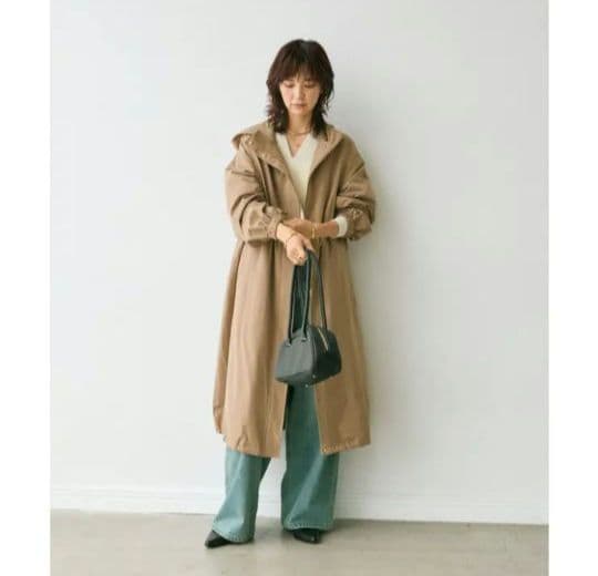 新品タグ付【RIVE DROITE】フードモッズコート　定価¥25,300