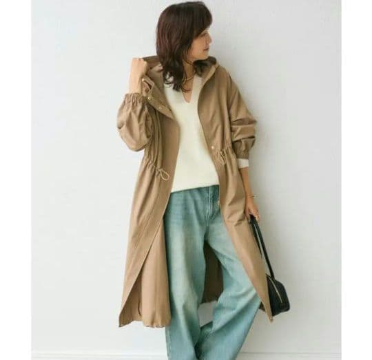 新品タグ付【RIVE DROITE】フードモッズコート　定価¥25,300