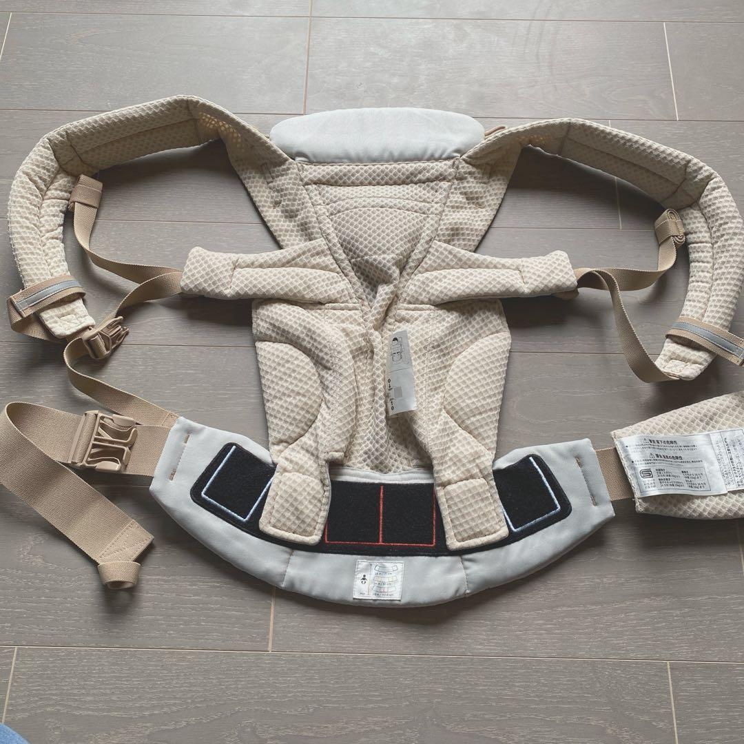 美品　エルゴベビー 抱っこ紐 ベージュ　メッシュ