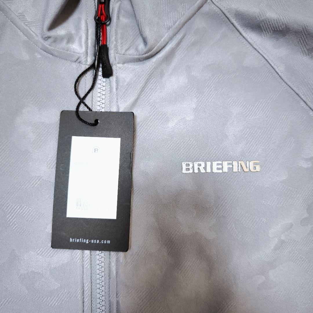 【新品】ブリーフィングゴルフ BRIEFING カモフラ ジャージ グレー L