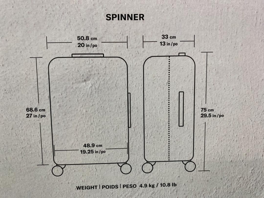 サムソナイト エレメントスーツケース 27インチ ブラックベリー 固定式TSA