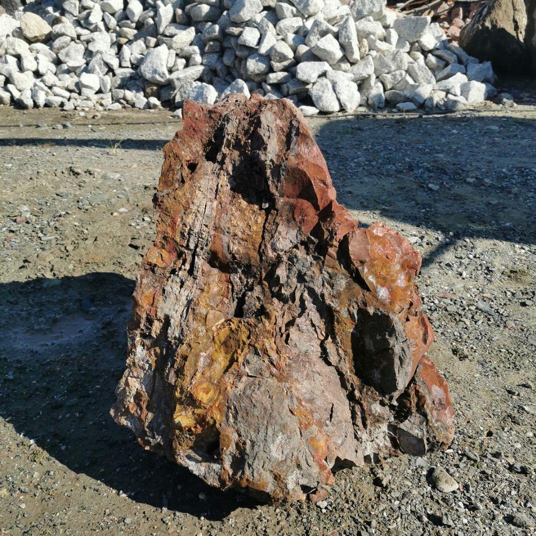 福島産　ジャスパー　108キロ　碧玉　庭石　石　鑑賞石　庭　ガーデニング