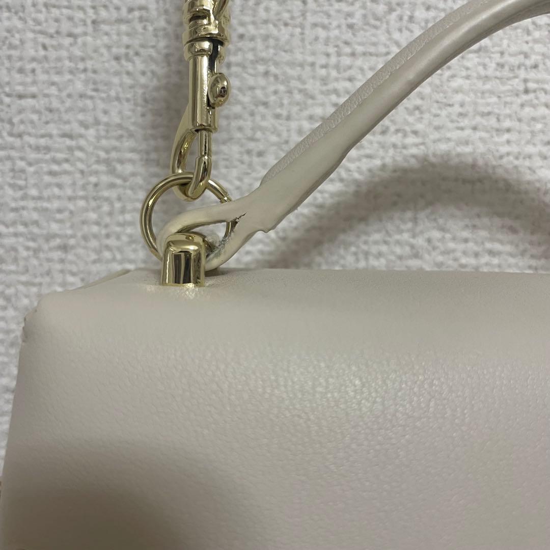 【リュタン】ビジュースタッズポシェット アイボリー