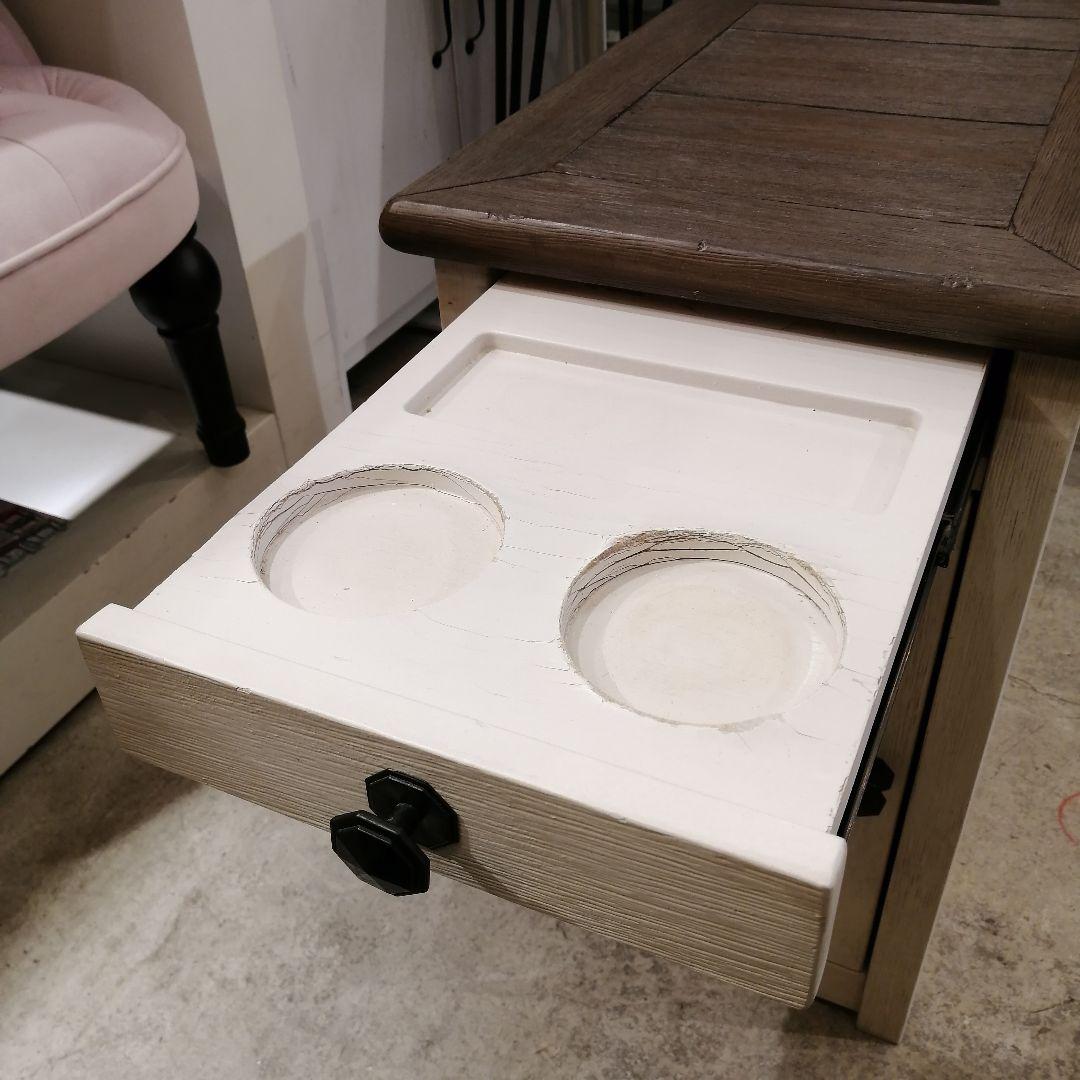 1【希少】 ホームチェア サイドテーブル ナイトテーブル 木製 収納 キャンプ