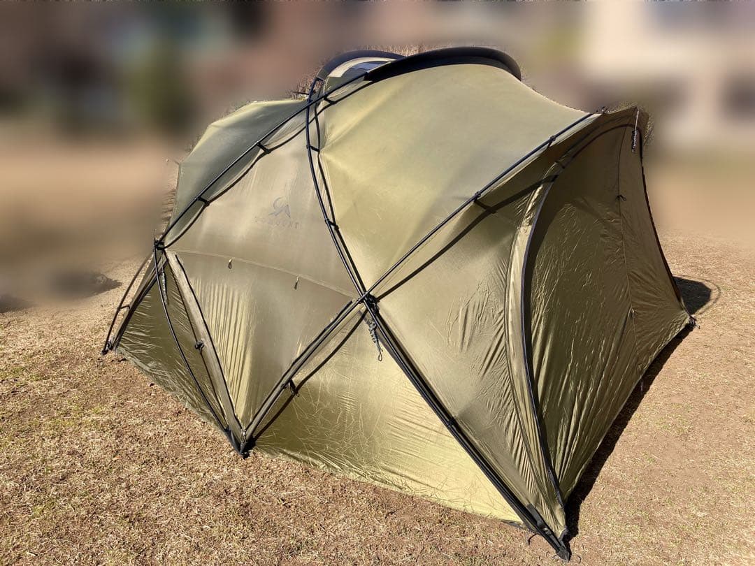 TOMOUNT Gmoonドームテントシェルター 設営簡単 付属品多数 状態良好