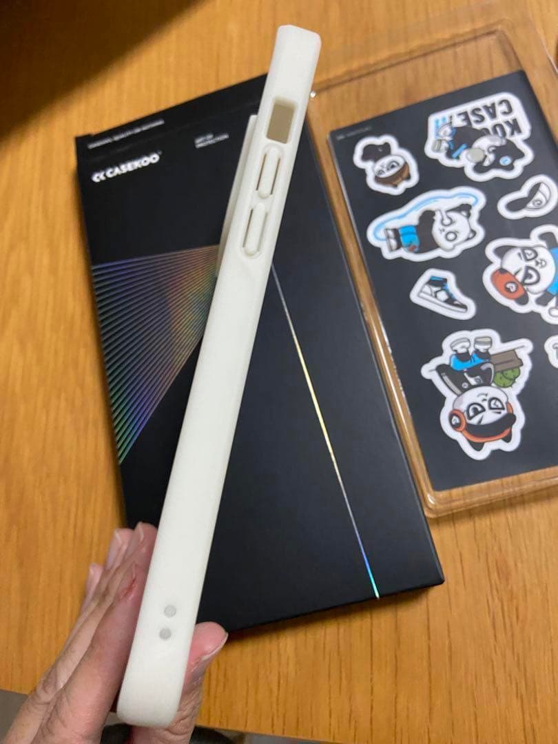 ホワイト iPhone14 ProMax ケース マット 白 6.7 カバー