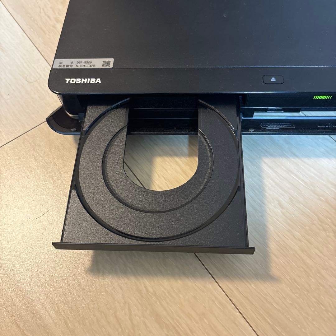 TOSHIBA DBR-W509 ブラック ブルーレイプレーヤー　付属品あり